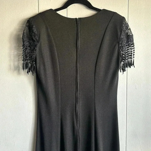 Vintage 90s black lace dress - Picture 6 of 11